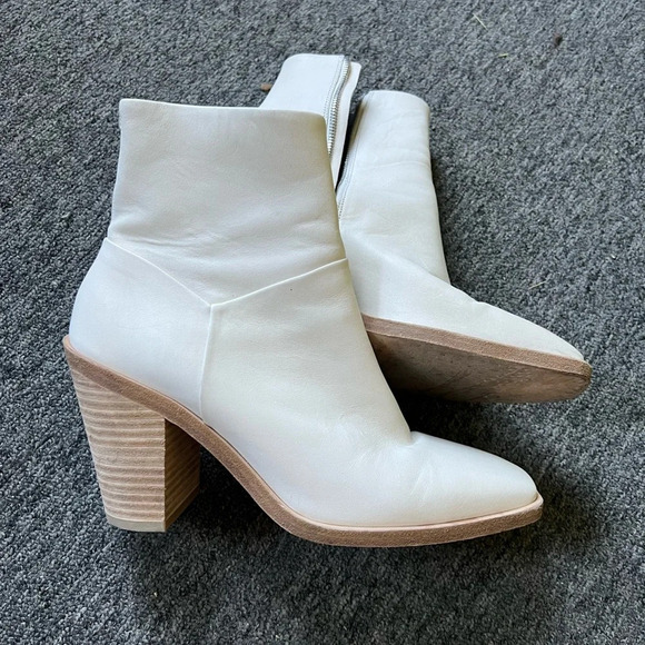 Rag & Bone Axel Leather Square Toe Booties, size 40 - Picture 7 of 9